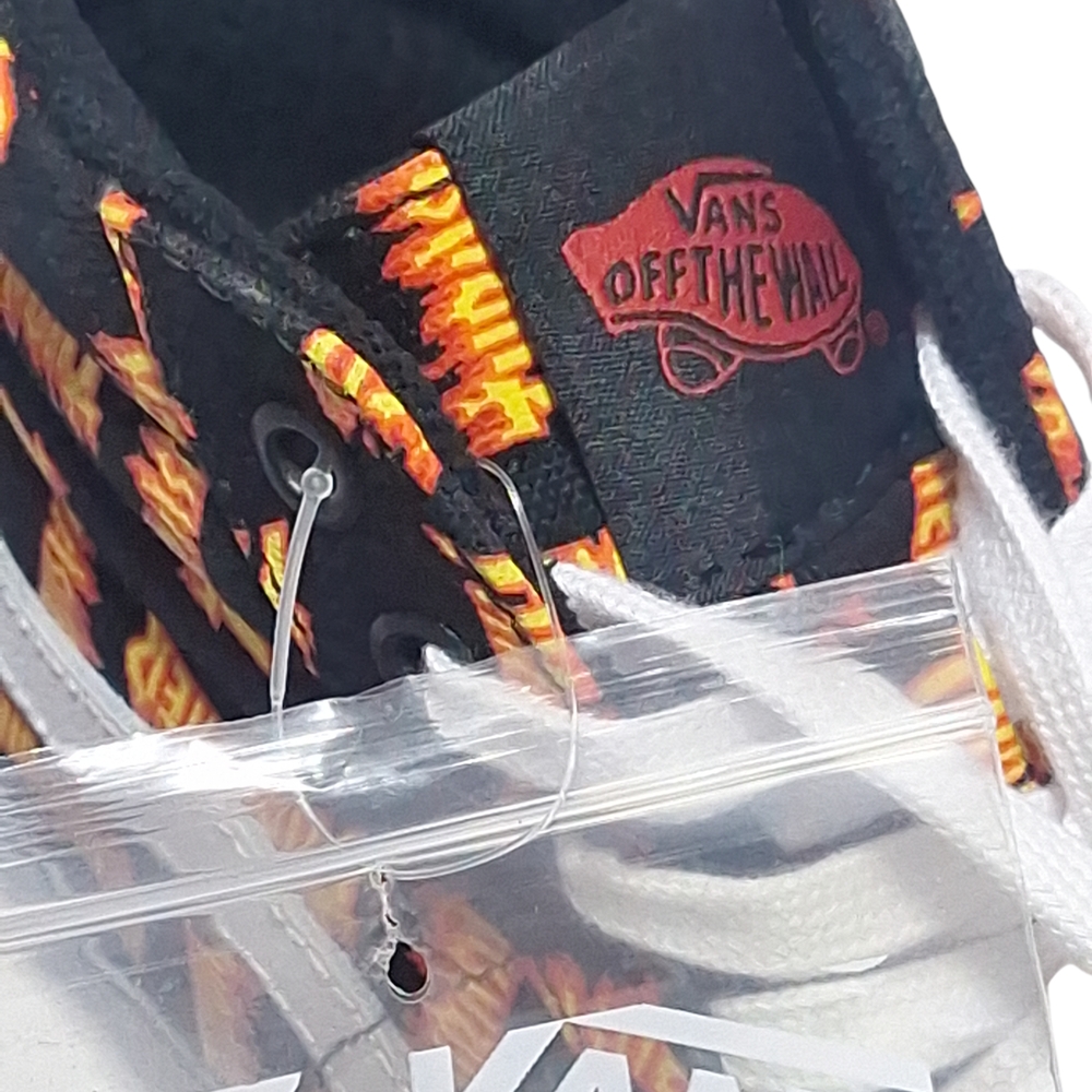 Vans Sk8-Hi Thrasher Allover Logo Black Size 8 NWT - Picture 8 of 14